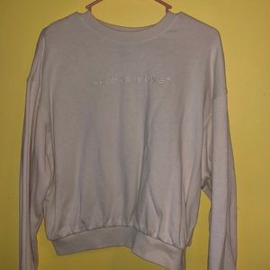 “Human being” crewneck